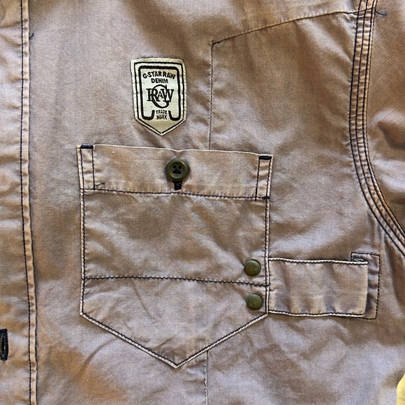 G-Star Work Lawrence Shirt L/S - Cotton Button Down - Picture 5 of 11